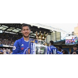 A entrada oficial de Eden Hazard para o Hall of Fame da Premier League A entrada oficial de Eden Hazard para o Hall of Fame da Premier League